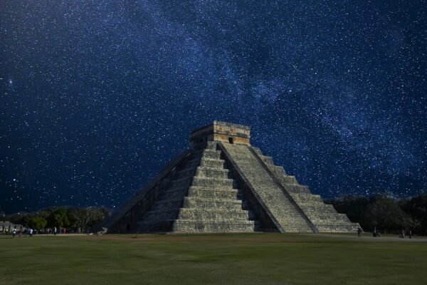chichen itza, mexico, pyramid, milky way, night, mayans, archaeology, archaeological site, stars, starry sky, starry night, landmark, famous, places of interest, chichen itza, mexico, mexico, mexico, mexico, mexico, pyramid